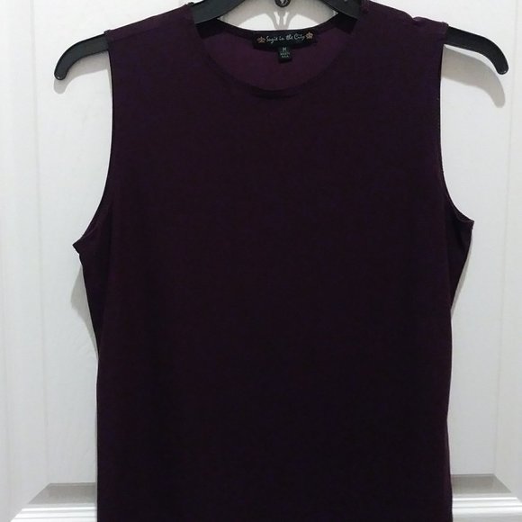 SOLD SOLD SOLD Suzie in the City Purple Blouse Medium - Picture 12 of 16